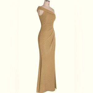 One Shoulder Fitted Gown